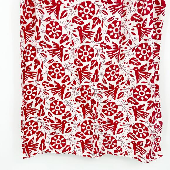 Tea Collection Girls Spring Summer Birds Floral Print Smocked Dress Size 10 - Picture 3 of 6